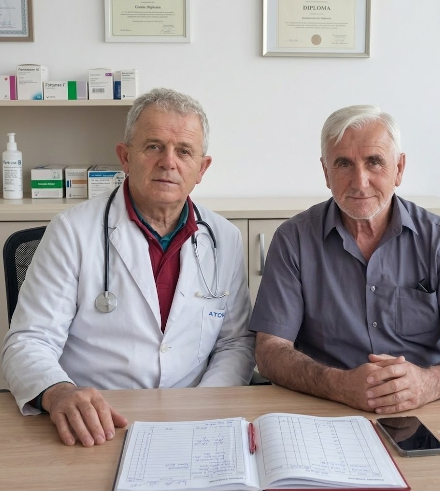 Dr Numan Balić dhe dr Salih Shala